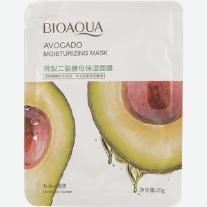Маска для лица Биоаква авокадо увлажняющая Гуанджоу Обо м/у, 1 шт
