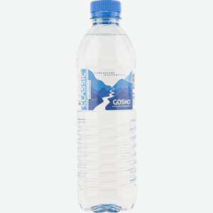 Вода негаз рн 7,3 Гошо Природная питьевая Ватерлок п/б, 0,5 л