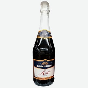 Игристое вино Dominioni Asti белое сладкое 7,5%, 0.75 л