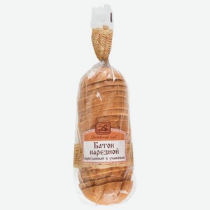 Батон Дедовский хлеб Нарезной в нарезке, 400 г