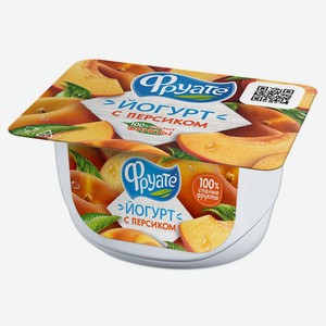 БЗМЖ Йогурт Фруате 2,5% персик 125г