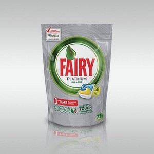 Капсулы Fairy Platinum для посудомоечных машин, 50шт [fr-81576423]