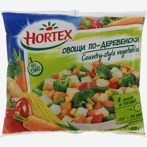 Смесь овощная Hortex Овощи по-деревенски быстрозамороженные, 400 г