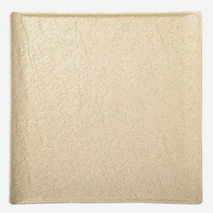 Тарелка квадратная Wilmax SandStone фарфор 27х27 см