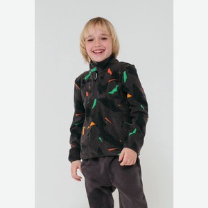 Куртка детская для мальчика р.104 ц.гранит, цветная мозайка арт.фл 30002/н/1 ГР