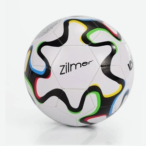 Мяч футбольный  Лучший игрок  Zilmer (размер 5, ПВХ, бело-чёрн.) арт.ZIL1807-031 //НСК147