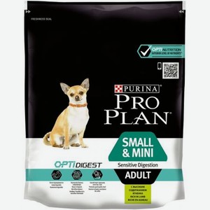 Корм для собак PRO PLAN Optidigest Adult для мелких и карликовых пород с чувствительным пищеварением, ягненок, 700 г