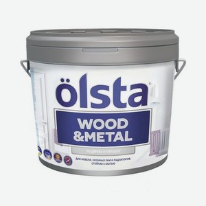 Краска Olsta Wood&Metal База С 9 л