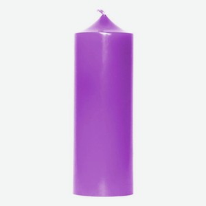 Свеча декоративная гладкая Фиолетовая: свеча 400г
