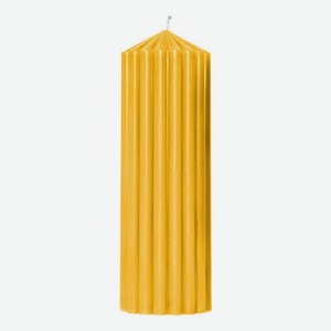 Свеча декоративная фактурная Шафран: свеча 620г