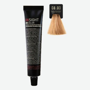 Крем-краска для волос с фитокератином Incolor Crema Colorante 100мл: 8.0 Светлый блондин натуральный