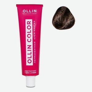 Перманентная крем-краска для волос Ollin Color 100мл: 5/7 Светлый шатен коричневый