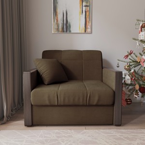 Lazurit Мягкое кресло-кровать Бристоль 0,8 Коричневый 1050 мм 1060 мм 920 мм