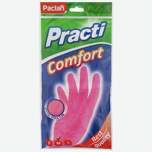 Перчатки PACLAN Comfort резиновые М