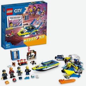 Конструктор LEGO City  Детективные миссии водной полиции  60355