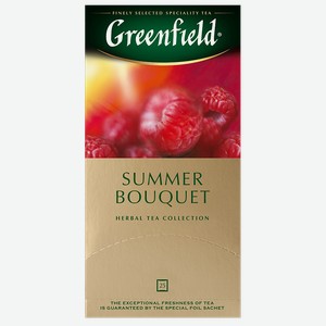 Чай GREENFIELD Саммер Букет травяной, 25 пакетиков