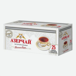 Чай черный Азерчай Премиум пакетированный 2 г х 25 шт