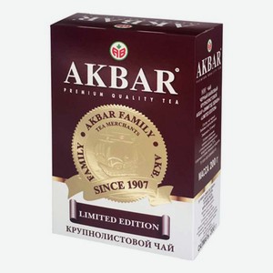 Чай черный Akbar Limited Edition листовой 200 г