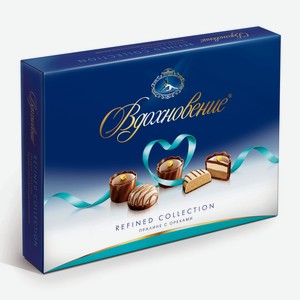 Конфеты шоколадные Вдохновение Пралине с орехами 170 г