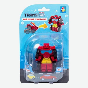 Трансформер 1Toy Transformers Пожарная машина 6 см