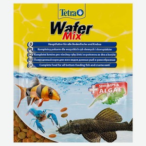 Корм для рыб Tetra Wafer Mix для донных рыб саше 15 г