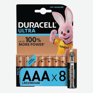Батарейки Duracell Ultra AAA 8 шт