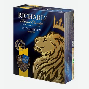 Чай черный Richard Royal Ceylon цейлонский в пакетиках 2 г х 100 шт