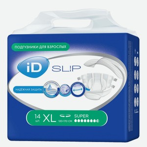 Подгузники для взрослых ID Slip XL 14 шт