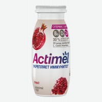Продукт кисломолочный   Actimel   питьевой гранат 2,5%, 95 г