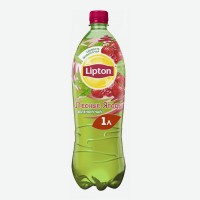 Холодный чай   Lipton   Земляника-Клюква, 1 л