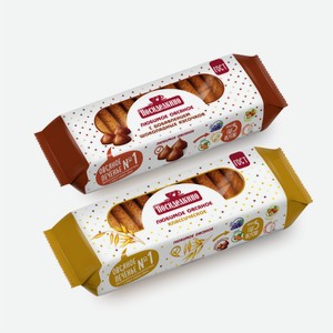 Печенье овсяное  Посиделкино  шоколадное/классическое 310-320гр