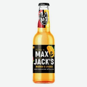 Пивной напиток Max&Jack’s Манго-Личи 4,7%, 400 мл