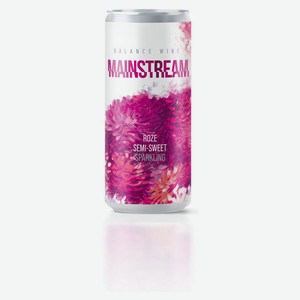 Плодовый алкогольный продукт Mainstream розовый полусладкий, 330 мл