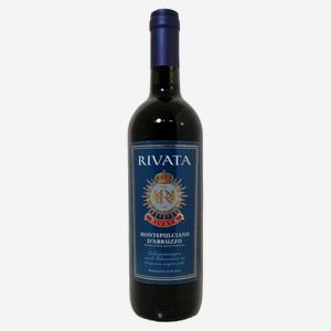 Вино Rivata Montepulciano d Abruzzo красное сухое Италия, 0,75 л