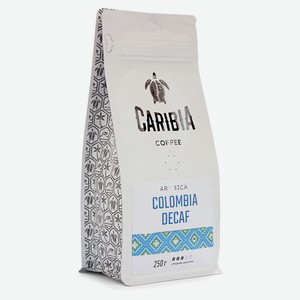 Кофе в зернах Caribia жареный Colombia Decaf, 250 г