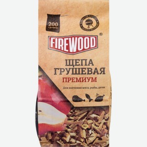 Щепа для копчения Firewood 110503 грушевая, 200 г