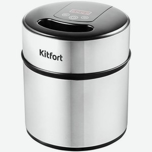 Мороженица KitFort КТ-1804, 12Вт, 2000мл, серебристый/черный