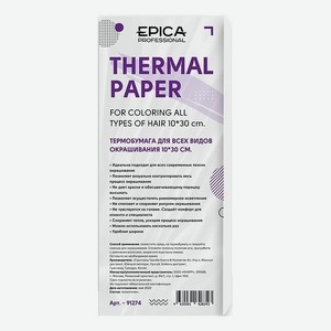 Термобумага для всех видов окрашивания Thermal Paper 50шт: Термобумага 10х30см