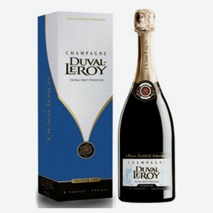 Шампанское Duval-Leroy, Extra-Brut Prestige Premier Cru, Champagne AOC 0,75l in gift box