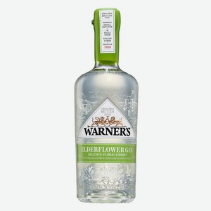 Джин Warner s Elderflower Gin, 0,7l