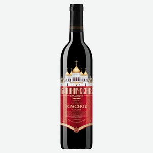 Вино «Канонические Традиции» красное сладкое Россия, 0,7 л