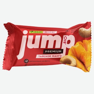 Конфета JUMP Premium Vegan Тайское манго с секретным посланием внутри, 28 г
