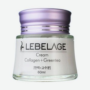 LEBELAGE Увлажняющий крем для лица с Коллагеном и Зеленым чаем Moisture Cream