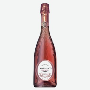 Игристое вино Binelli Premium Lambrusco Rosato розовое сухое 0.75л