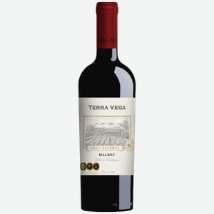 Вино Malbec Terra Vega Gran Reserva 0.75л