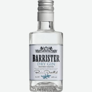 Джин Barrister Dry Gin 0.05л