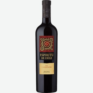 Вино Espiritu de Chile Carmenere 0.75л