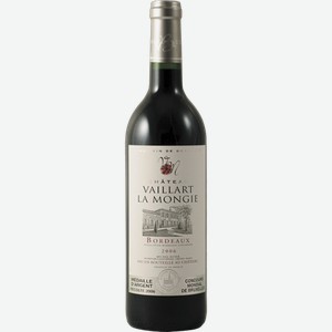Вино Chateau Vaillart La Mongie красное сухое 1.5л