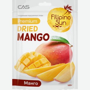 Сухофрукты Натуральные подсушенные плоды Filipino Sun Mango