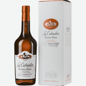 Кальвадос Christian Drouin Calvados Selection, в подарочной упаковке 0.7л